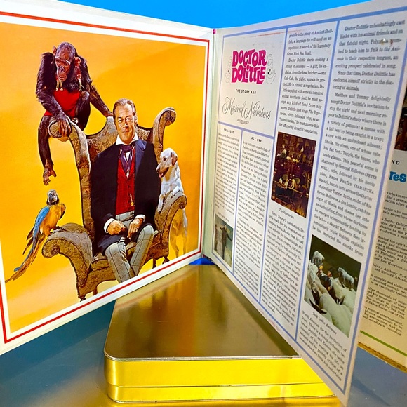DOCTOR DOLITTLE VTG 1967 ORIGINAL MOTION PICTURE SOUNDTRACK VINYL RECORD & BOOK - Picture 8 of 16